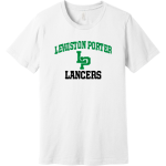 LEWISTON PORTER CENTRAL HIGH SCHOOL LANCERS <span class="pdp-name-mascot">LEWISTON PORTER LANCERS</span> BELLA+CANVAS Unisex Jersey Short Sleeve T-Shirt Front Thumbnail