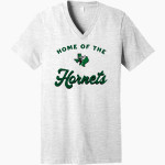BOLES HIGH SCHOOL HORNETS Bella+Canvas Unisex Jersey Short Sleeve V-Neck Tee Front Thumbnail