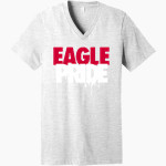 ARGYLE HIGH SCHOOL EAGLES <span class="pdp-name-mascot">ARGYLE EAGLES</span> Bella+Canvas Unisex Jersey Short Sleeve V-Neck Tee Front Thumbnail