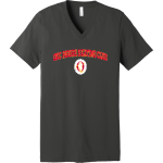 Oklahoma City Figure Skating Club Oklahoma City Figure <span class="pdp-name-mascot">Oklahoma City Figure Skating Club</span> BELLA+CANVAS Unisex Jersey Short Sleeve V-Neck Tee Front Thumbnail
