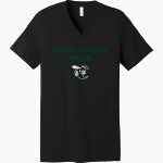 PROCTOR ACADEMY HORNETS Bella+Canvas Unisex Jersey Short Sleeve V-Neck Tee Front Thumbnail