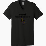 Everest Academy <span class="pdp-name-mascot">Everest Mountaineers</span> Bella+Canvas Unisex Jersey Short Sleeve V-Neck Tee Front Thumbnail