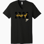 HOPE CHRISTIAN ACADEMY EAGLES <span class="pdp-name-mascot">HOPE EAGLES</span> Bella+Canvas Unisex Jersey Short Sleeve V-Neck Tee Front Thumbnail