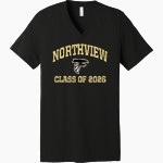 Northview Falcons Bella+Canvas Unisex Jersey Short Sleeve V-Neck Tee Front Thumbnail