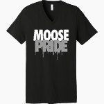 Maple Street School Moose <span class="pdp-name-mascot">Maple Street School Moose</span> Bella+Canvas Unisex Jersey Short Sleeve V-Neck Tee Front Thumbnail