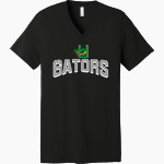 Unquowa Gators <span class="pdp-name-mascot">Unquowa School Gators</span> Bella+Canvas Unisex Jersey Short Sleeve V-Neck Tee Front Thumbnail