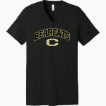 CULLMAN HIGH SCHOOL BEARCATS <span class="pdp-name-mascot">CULLMAN BEARCATS</span> Bella+Canvas Unisex Jersey Short Sleeve V-Neck Tee Front Thumbnail