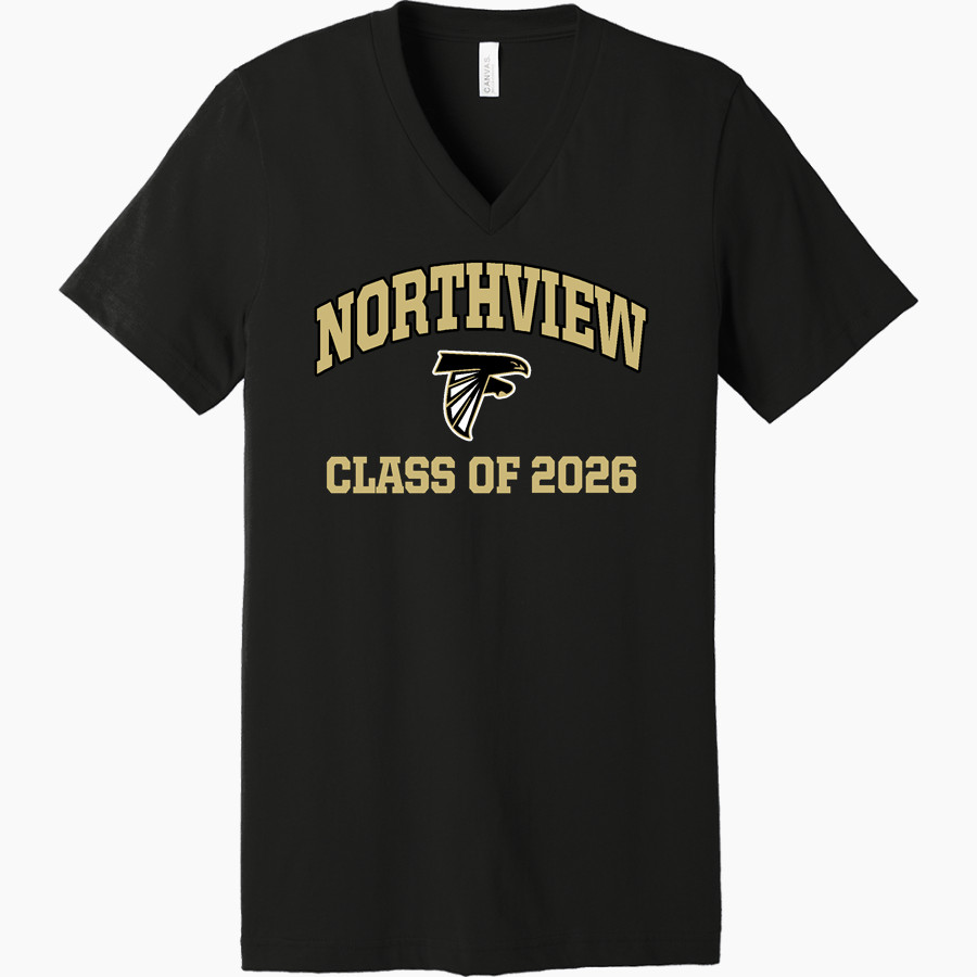 Northview Falcons Bella+Canvas Unisex Jersey Short Sleeve V-Neck Tee