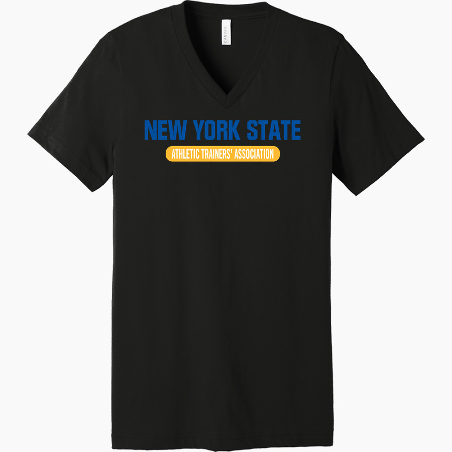 New York State Athletic Trainers' Association Bella+Canvas Unisex Jersey Short Sleeve V-Neck Tee