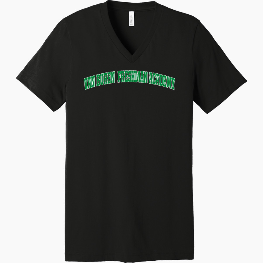Van Buren Freshman Academy Pointers <span class="pdp-name-mascot">Van Buren Freshman Academy Pointers</span> Bella+Canvas Unisex Jersey Short Sleeve V-Neck Tee