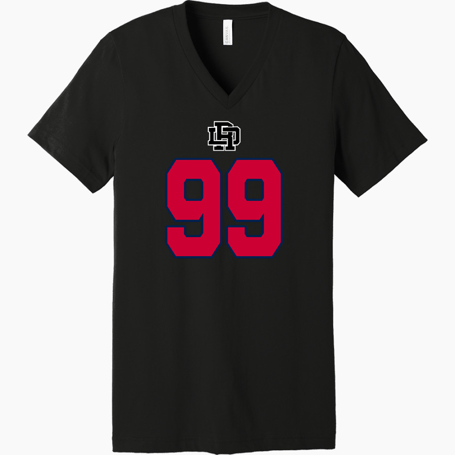 River Edge Little League <span class="pdp-name-mascot">River Edge Little League</span> Bella+Canvas Unisex Jersey Short Sleeve V-Neck Tee