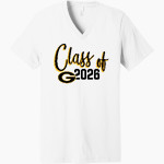 GALENA HIGH SCHOOL GRIZZLIES <span class="pdp-name-mascot">GALENA GRIZZLIES</span> Bella+Canvas Unisex Jersey Short Sleeve V-Neck Tee Front Thumbnail