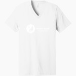 White Bear Sailing School <span class="pdp-name-mascot">White Bear Sailing School</span> Bella+Canvas Unisex Jersey Short Sleeve V-Neck Tee Front Thumbnail