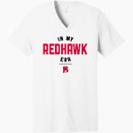 Benedictine University Mesa Redhawks <span class="pdp-name-mascot">Benedictine University Redhawks</span> Bella+Canvas Unisex Jersey Short Sleeve V-Neck Tee Front Thumbnail