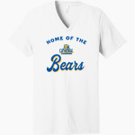 Cathedral Bears <span class="pdp-name-mascot">Cathedral High School Bears</span> Bella+Canvas Unisex Jersey Short Sleeve V-Neck Tee Front Thumbnail