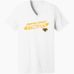 Champion Schools Stingers <span class="pdp-name-mascot">Champion Schools- Chandler Stingers</span> Bella+Canvas Unisex Jersey Short Sleeve V-Neck Tee Front Thumbnail