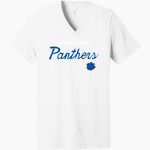 Spring Hill Panthers <span class="pdp-name-mascot">Spring Hill Panthers</span> Bella+Canvas Unisex Jersey Short Sleeve V-Neck Tee Front Thumbnail