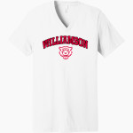 Williamson Marauders Bella+Canvas Unisex Jersey Short Sleeve V-Neck Tee Front Thumbnail