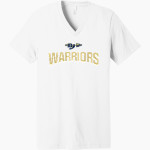 BROOKFIELD HIGH SCHOOL WARRIORS <span class="pdp-name-mascot">BROOKFIELD WARRIORS</span> Bella+Canvas Unisex Jersey Short Sleeve V-Neck Tee Front Thumbnail