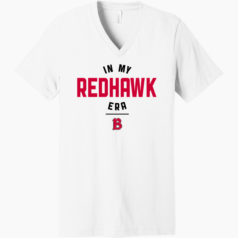 Benedictine University Mesa Redhawks <span class="pdp-name-mascot">Benedictine University Redhawks</span> Bella+Canvas Unisex Jersey Short Sleeve V-Neck Tee