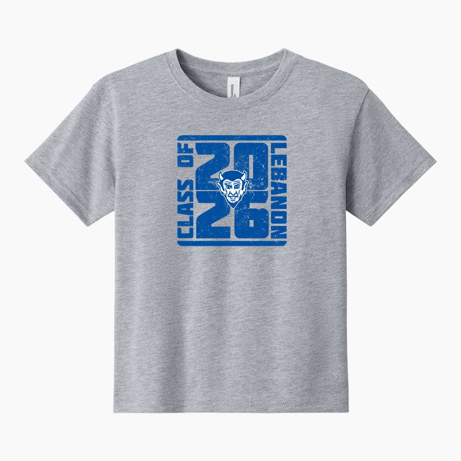 Lebanon Blue Devils <span class="pdp-name-mascot">Lebanon Blue Devils</span> BELLA+CANVAS Youth 6-Ounce Heavyweight Tee