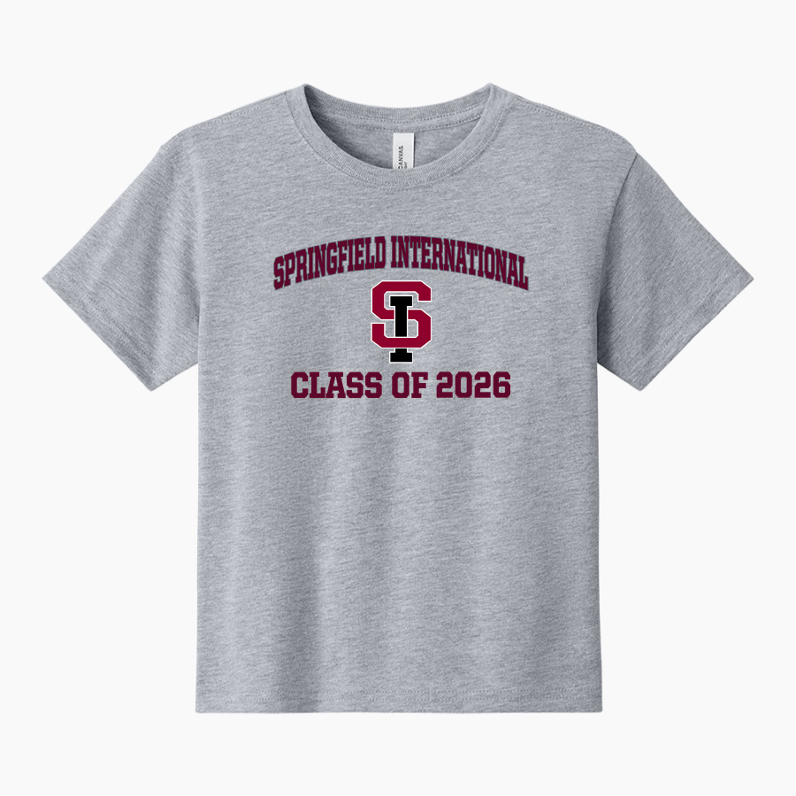 Springfield International Charter School <span class="pdp-name-mascot">SABIS INT'L BULLDOGS</span> BELLA+CANVAS Youth 6-Ounce Heavyweight Tee
