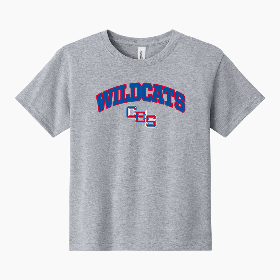 Castleton Wildcats <span class="pdp-name-mascot">Castleton Elementary Wildcats</span> BELLA+CANVAS Youth 6-Ounce Heavyweight Tee