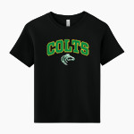 COLSTRIP HIGH SCHOOL COLTS <span class="pdp-name-mascot">COLSTRIP COLTS/FILLIES</span> BELLA+CANVAS Youth 6-Ounce Heavyweight Tee Front Thumbnail