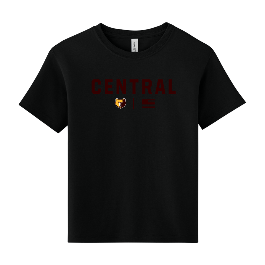 EVANSVILLE CENTRAL HIGH SCHOOL BEARS <span class="pdp-name-mascot">Central BEARS</span> BELLA+CANVAS Youth 6-Ounce Heavyweight Tee