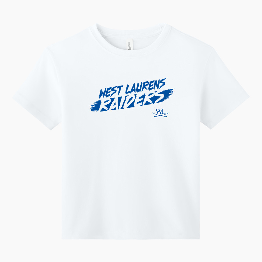 WEST LAURENS HIGH SCHOOL RAIDERS <span class="pdp-name-mascot">WEST LAURENS RAIDERS</span> BELLA+CANVAS Youth 6-Ounce Heavyweight Tee