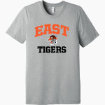 EAST HIGH SCHOOL TIGERS <span class="pdp-name-mascot">EAST TIGERS</span> BELLA+CANVAS Unisex Triblend Short Sleeve Tee Front Thumbnail