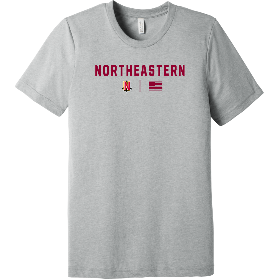 NORTHEASTERN HIGH SCHOOL JETS <span class="pdp-name-mascot">NORTHEASTERN JETS</span> BELLA+CANVAS Unisex Triblend Short Sleeve Tee
