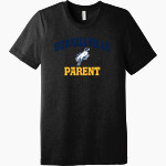 Burrillville Broncos BELLA+CANVAS Unisex Triblend Short Sleeve Tee Front Thumbnail