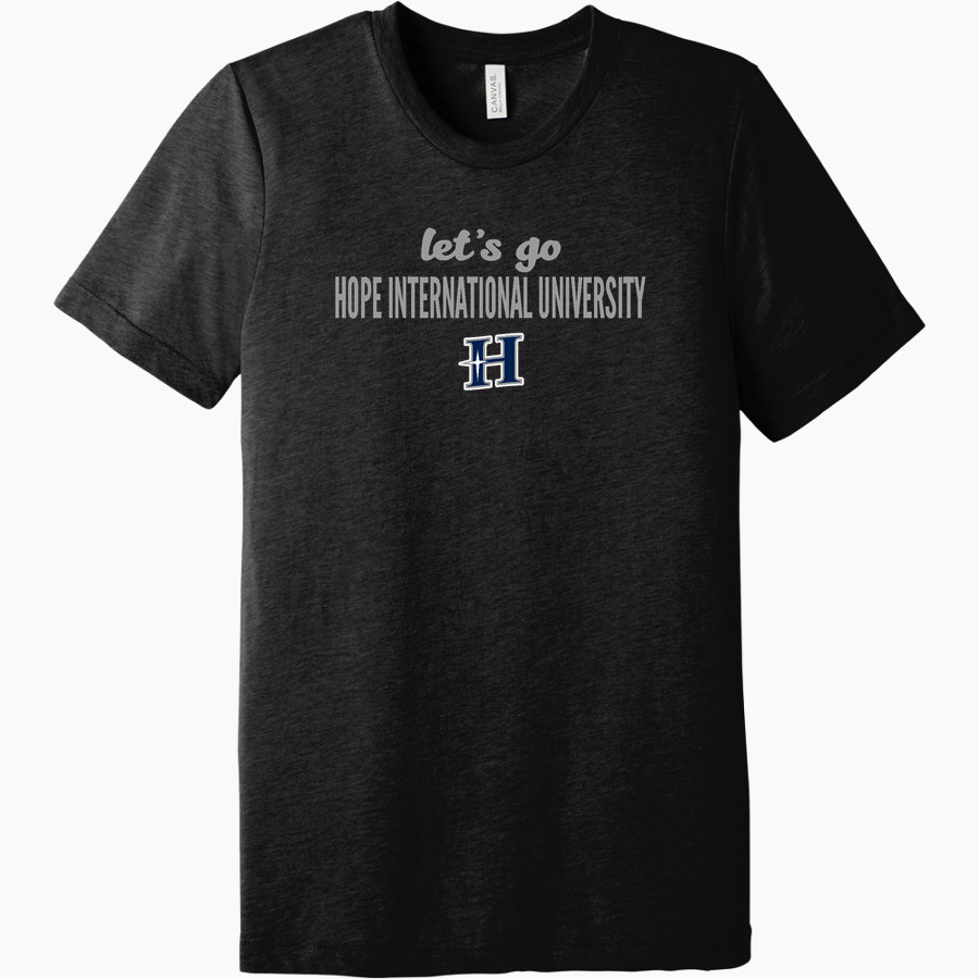 Hope International University <span class="pdp-name-mascot">Hope International University Royals</span> BELLA+CANVAS Unisex Triblend Short Sleeve Tee