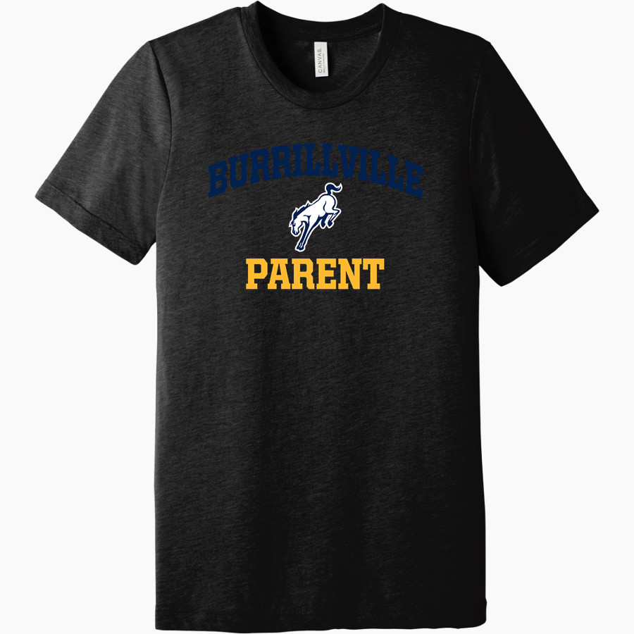 Burrillville Broncos BELLA+CANVAS Unisex Triblend Short Sleeve Tee