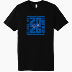 Hartwick Hawks BELLA+CANVAS Unisex Triblend Short Sleeve Tee Front Thumbnail