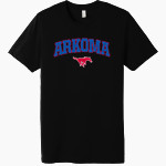 ARKOMA HIGH SCHOOL MUSTANGS <span class="pdp-name-mascot">ARKOMA MUSTANGS</span> BELLA+CANVAS Unisex Triblend Short Sleeve Tee Front Thumbnail