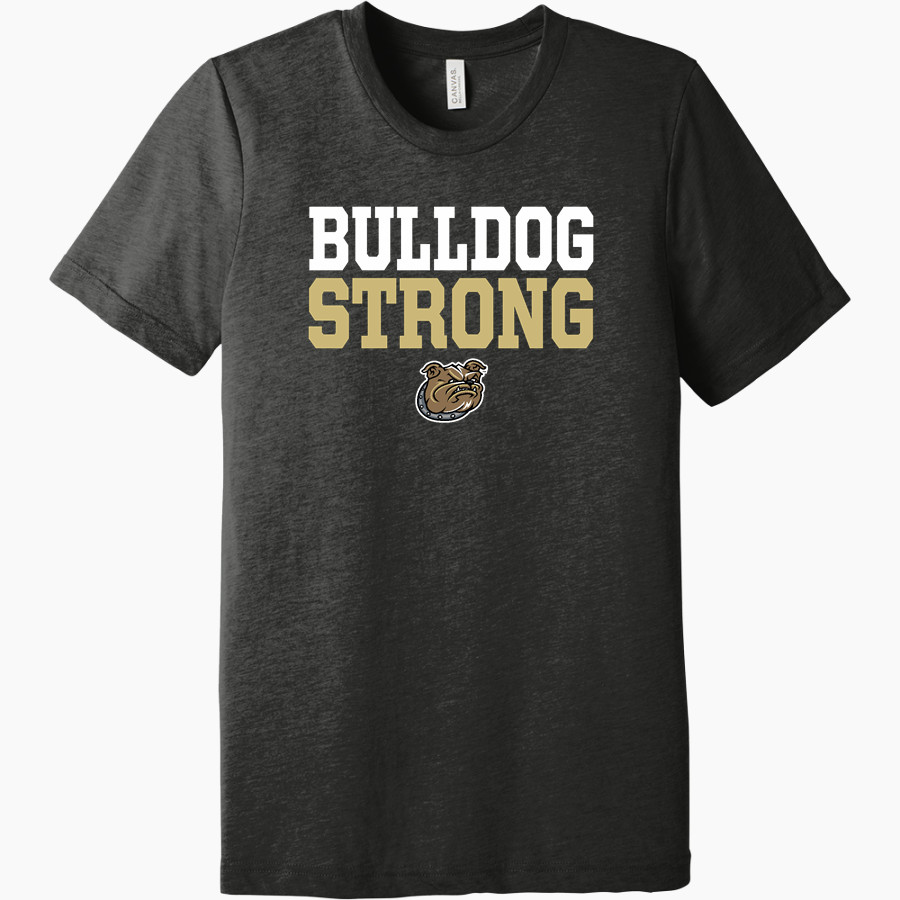 Bryant Bulldogs <span class="pdp-name-mascot">Bryant Bulldogs</span> BELLA+CANVAS Unisex Triblend Short Sleeve Tee