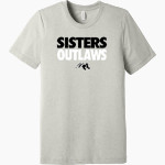 Sisters Outlaws <span class="pdp-name-mascot">Sisters Outlaws</span> BELLA+CANVAS Unisex Triblend Short Sleeve Tee Front Thumbnail