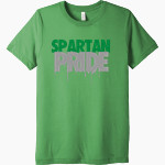 WEST MONONA HIGH SCHOOL SPARTANS BELLA+CANVAS Unisex Triblend Short Sleeve Tee Front Thumbnail