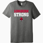 DOVER HIGH SCHOOL LONGHORNS BELLA+CANVAS Unisex Triblend Short Sleeve Tee Front Thumbnail