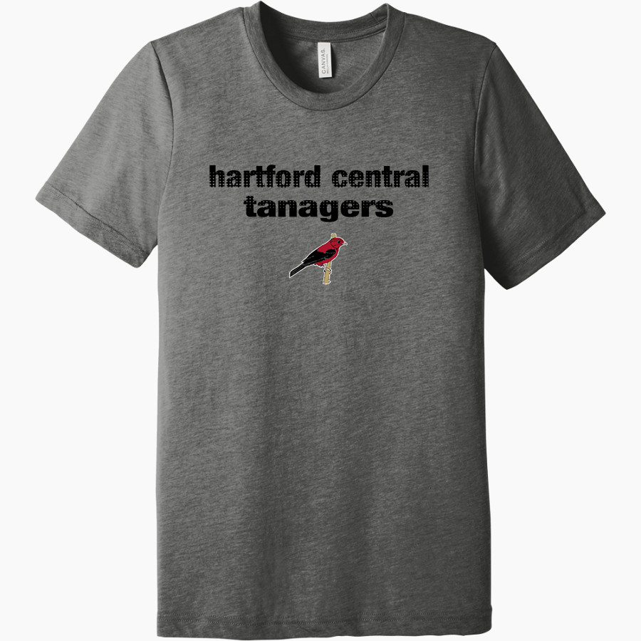 Hartford Central Tanagers Tanagers BELLA+CANVAS Unisex Triblend Short Sleeve Tee