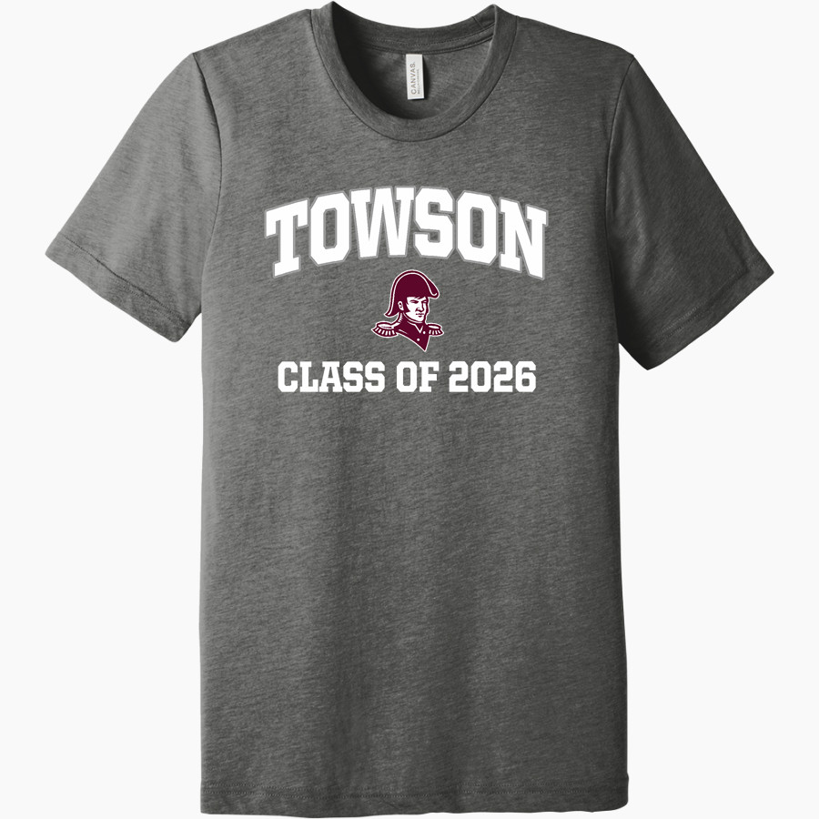 TOWSON HIGH SCHOOL GENERALS <span class="pdp-name-mascot">TOWSON GENERALS</span> BELLA+CANVAS Unisex Triblend Short Sleeve Tee