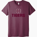 HARDIN COUNTY HIGH SCHOOL TIGERS <span class="pdp-name-mascot">HARDIN COUNTY TIGERS</span> BELLA+CANVAS Unisex Triblend Short Sleeve Tee Front Thumbnail