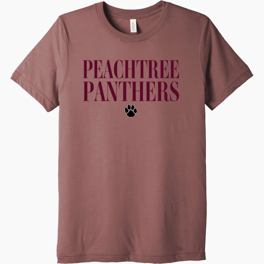 Peachtree Panthers <span class="pdp-name-mascot">Peachtree Academy Panthers</span> BELLA+CANVAS Unisex Triblend Short Sleeve Tee