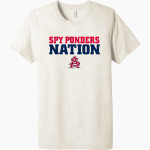 Arlington Babe Ruth Spy Ponders BELLA+CANVAS Unisex Triblend Short Sleeve Tee Front Thumbnail