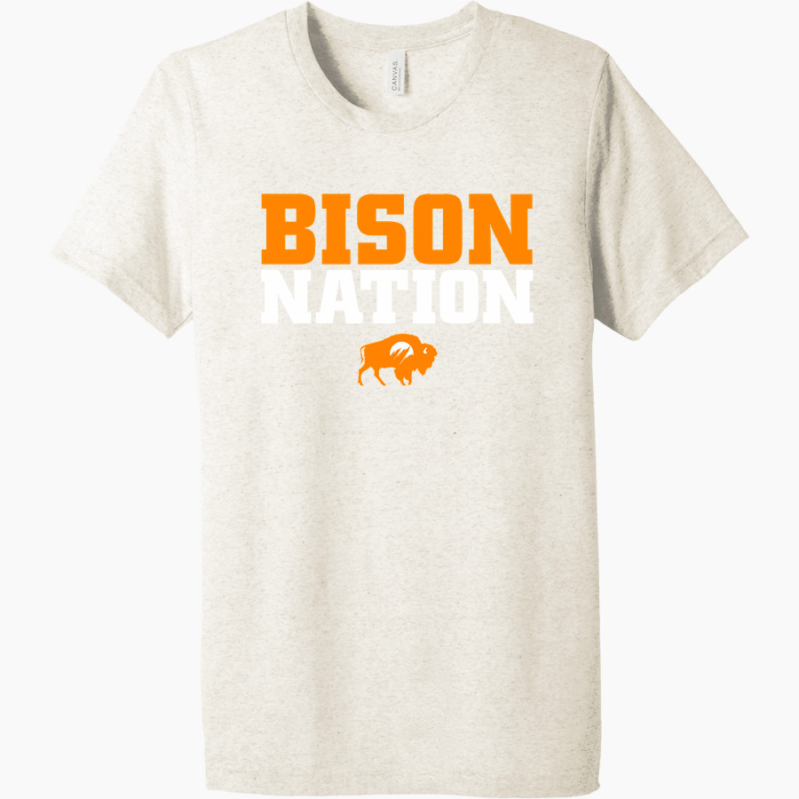 Flatirons Bison <span class="pdp-name-mascot">Flatirons Bison</span> BELLA+CANVAS Unisex Triblend Short Sleeve Tee