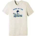 St. Gregory Wolves <span class="pdp-name-mascot">St. Gregory School Wolves</span> BELLA+CANVAS Unisex Triblend Short Sleeve Tee Front Thumbnail