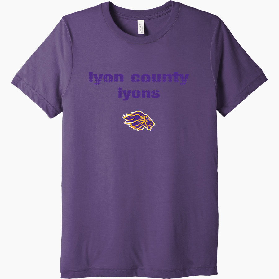 LYON COUNTY HIGH SCHOOL LYONS BELLA+CANVAS Unisex Triblend Short Sleeve Tee