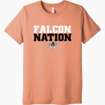 HORACE HOWARD FURNESS HIGH SCHOOL FALCONS <span class="pdp-name-mascot">HORACE HOWARD FURNESS FALCONS</span> BELLA+CANVAS Unisex Triblend Short Sleeve Tee Front Thumbnail